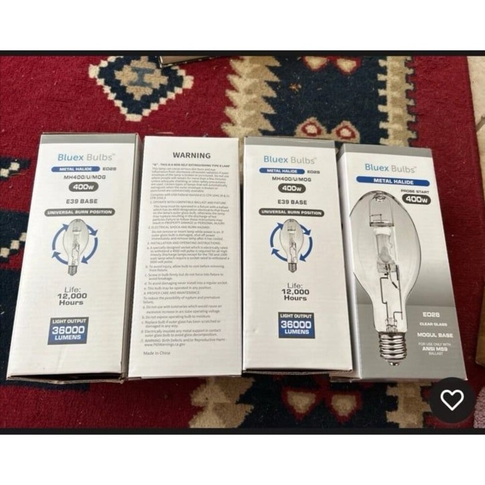 Blues Clear Halide bulbs